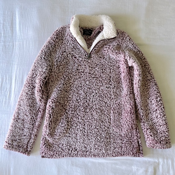 Love Tree Sherpa Pullover - Picture 1 of 4